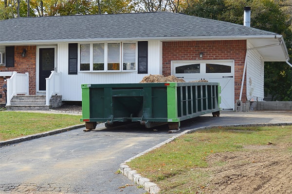 in some areas, you may need a permit to place a residential dumpster on your property, so it's best to check with your local authorities